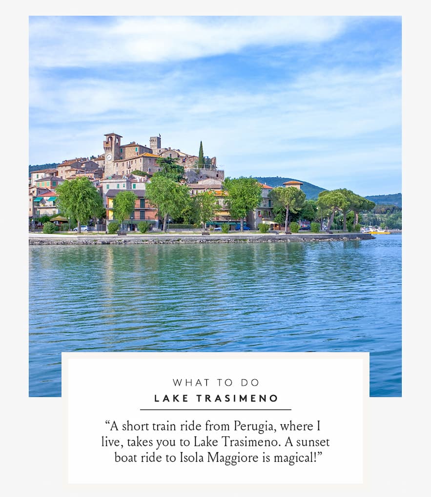 What to Do Lake Trasimero | “A short train ride from Perugia, where I live, takes you to Lake Trasimero. A sunset boat ride to Isola Maggiore is magical!” - Alessandra