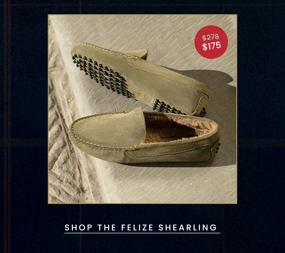 The Felize Shearling  Was $298 | Now $195 < Shop Now >