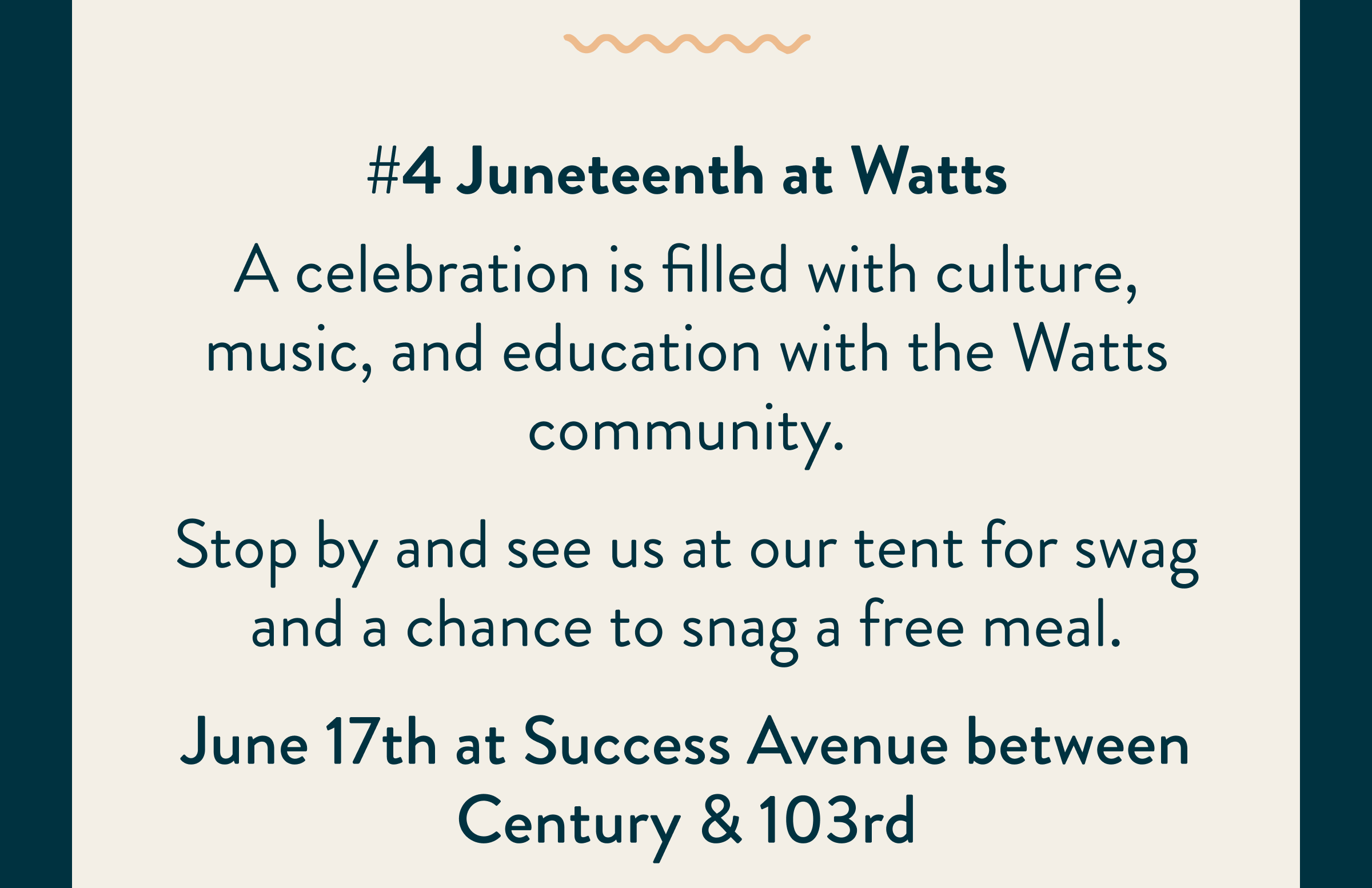 Our Top 10 Events Today 🥳 Everytable