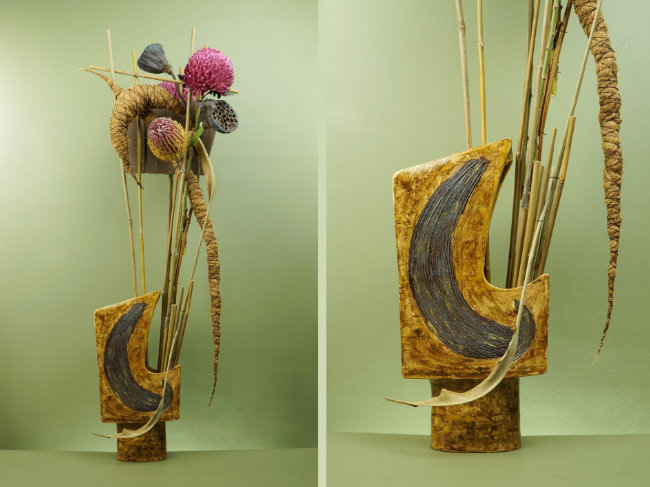 Floral design demonstrating tension 