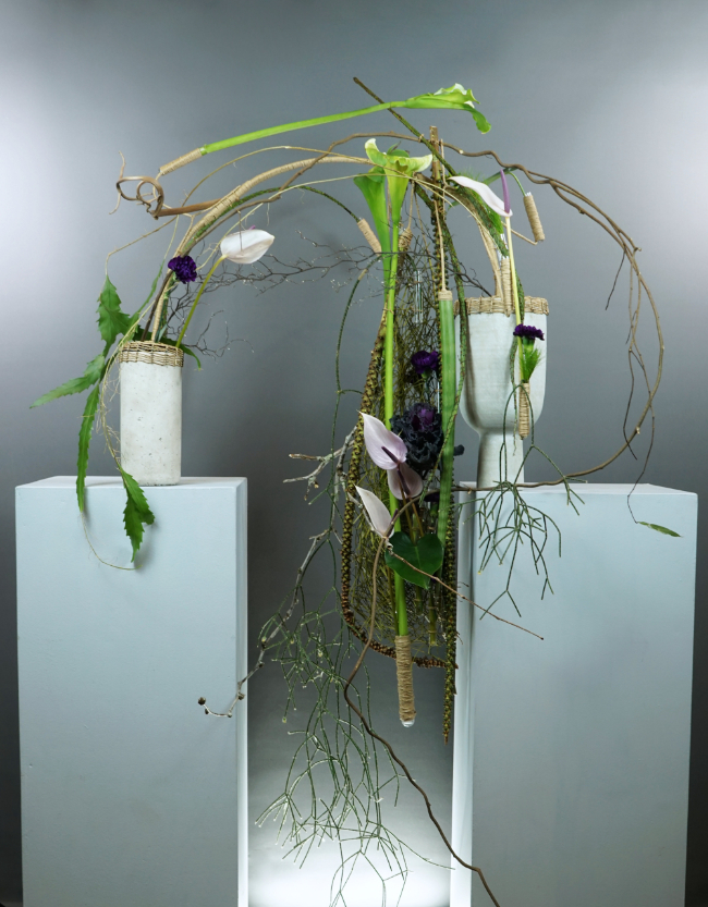 A displacement floral design by Gregor Lersch