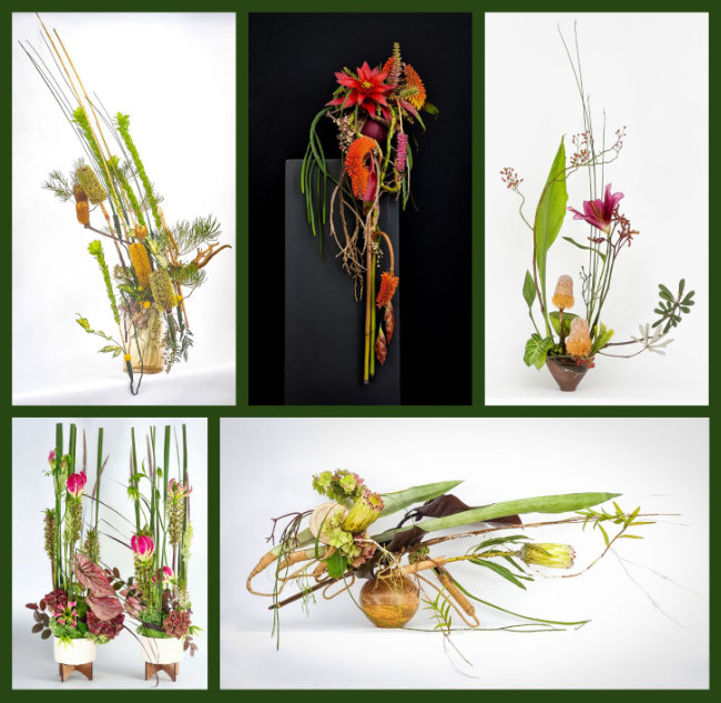 Floral Designs by Duc Thuan Bui for Flower Thinking's Design Directions online program..
