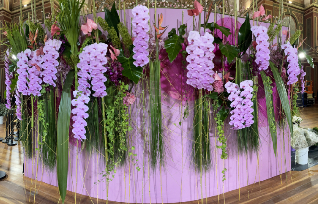 Melbourne Flower Show display by Bart Hassam