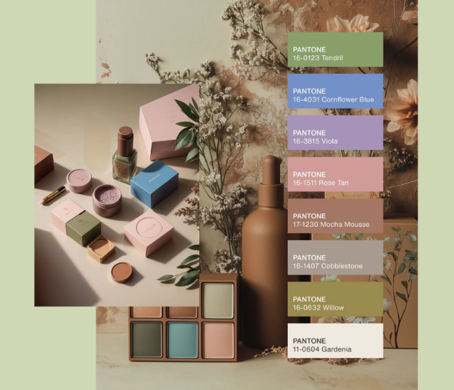 Pantone Floral Pathways Colour Palettes 2025