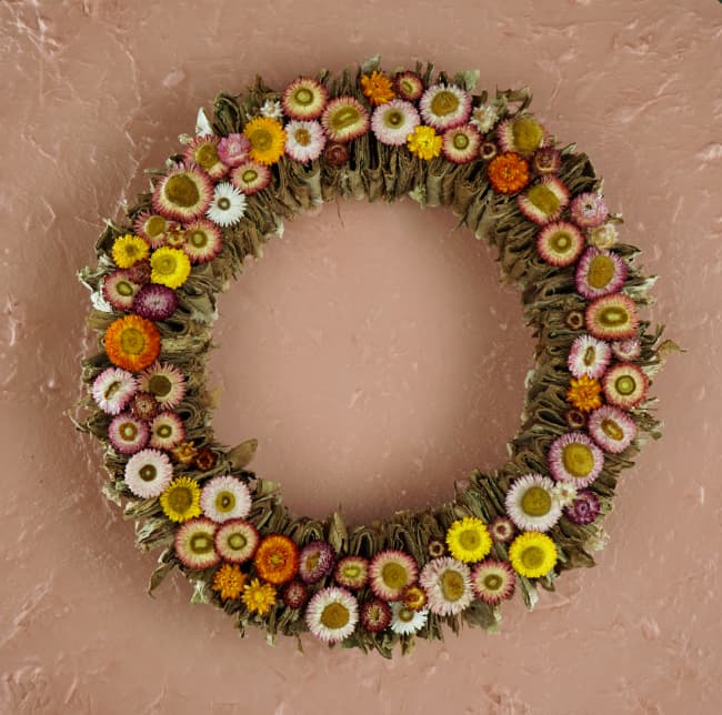 Wreath of two botanicals