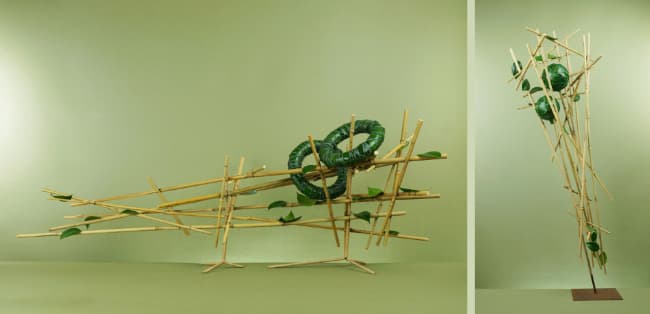 Designs with restricted material palettes