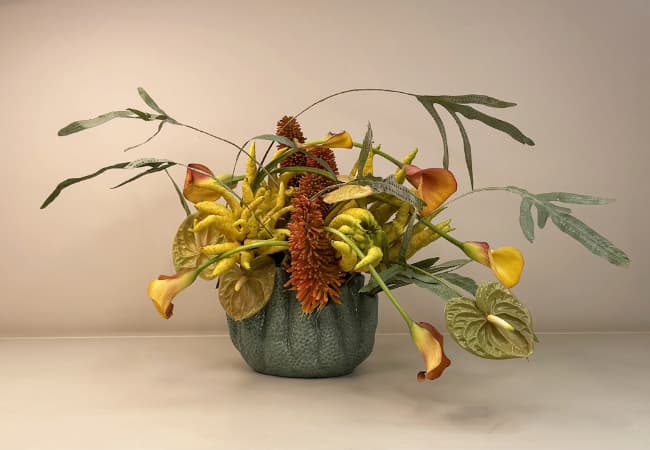Form design by David Berger using Buddha's Hand fruits