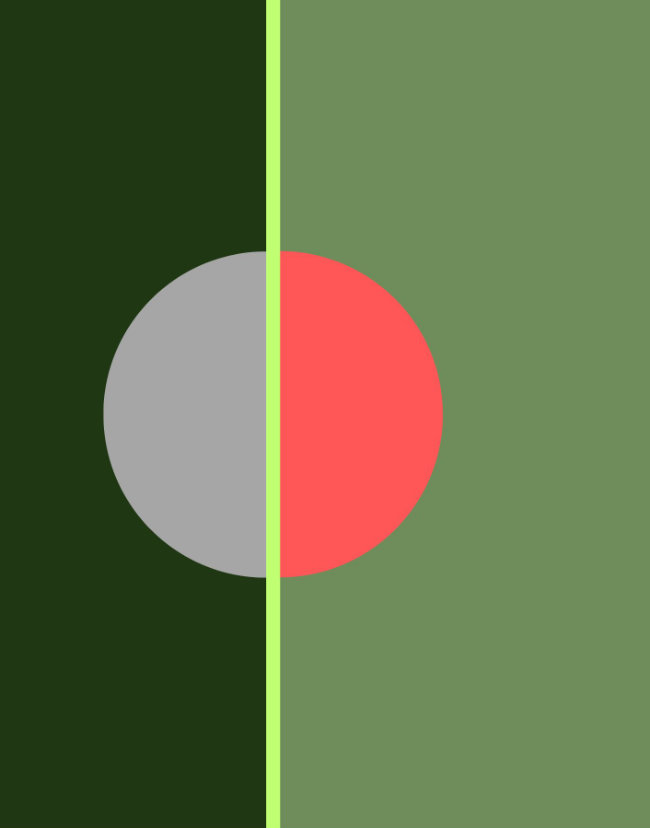 Graphic of chapes and lines interpreting the theme 'Defining Line'.