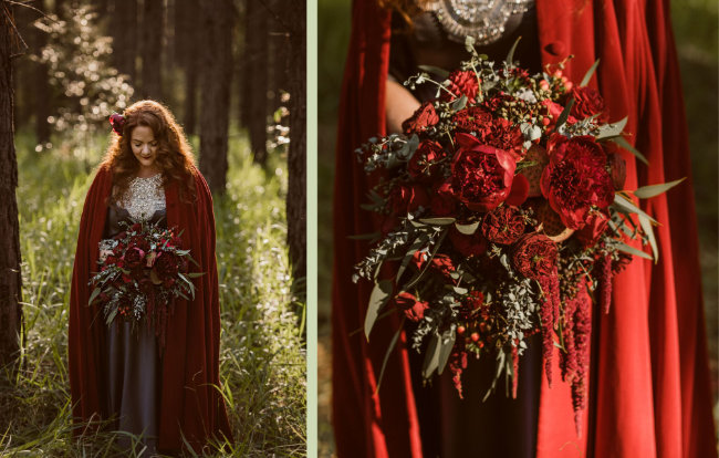 Bridal design by Mark Pampling.