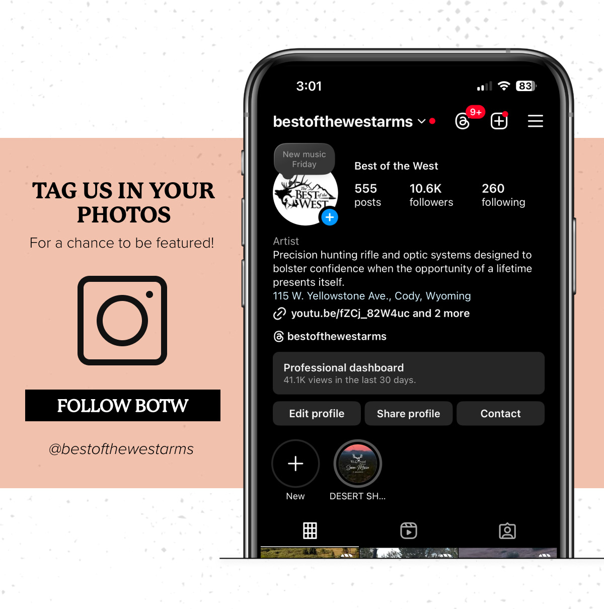 Follow Us On Instagram!