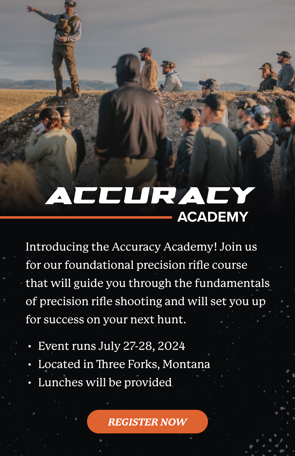 Join us for the first ever Accuracy Academy.