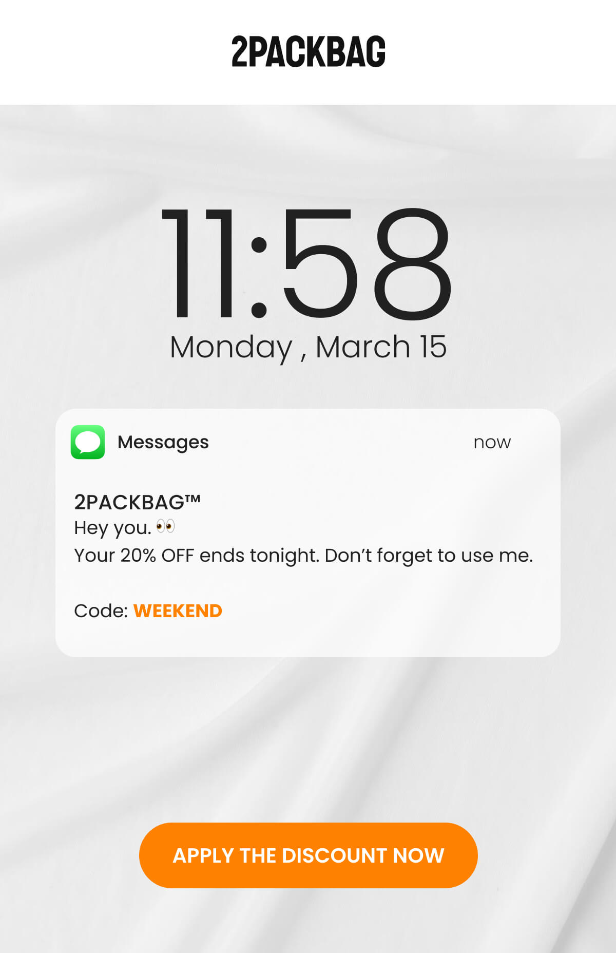 APPLY THE DISCOUNT NOW