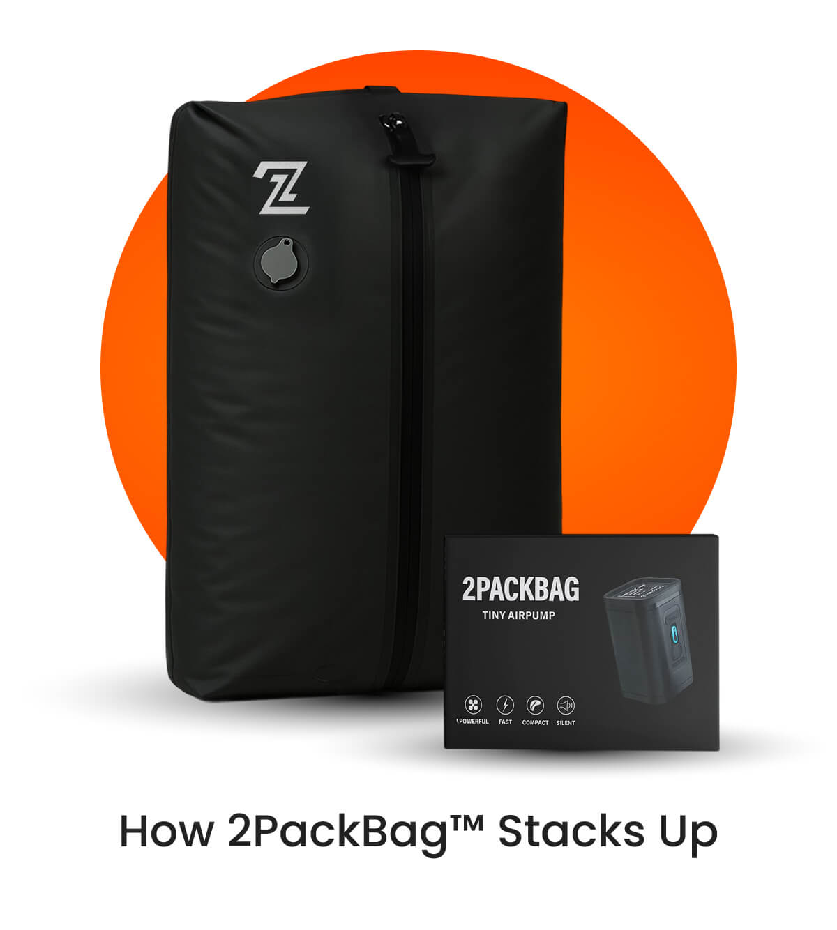 How 2PackBag™ Stacks Up