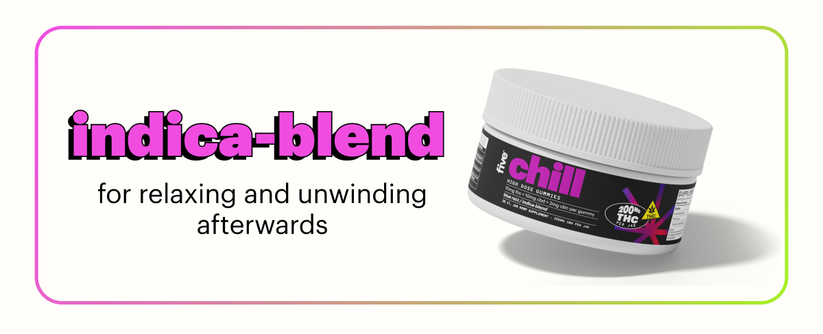 shop indica-blend for relaxing and unwinding afterwards