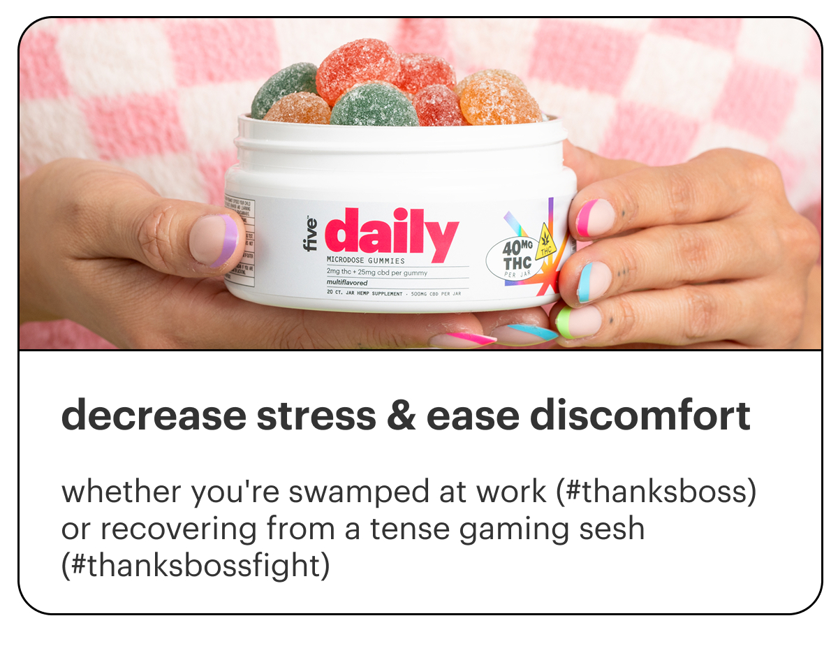 decrease stress & ease discomfort