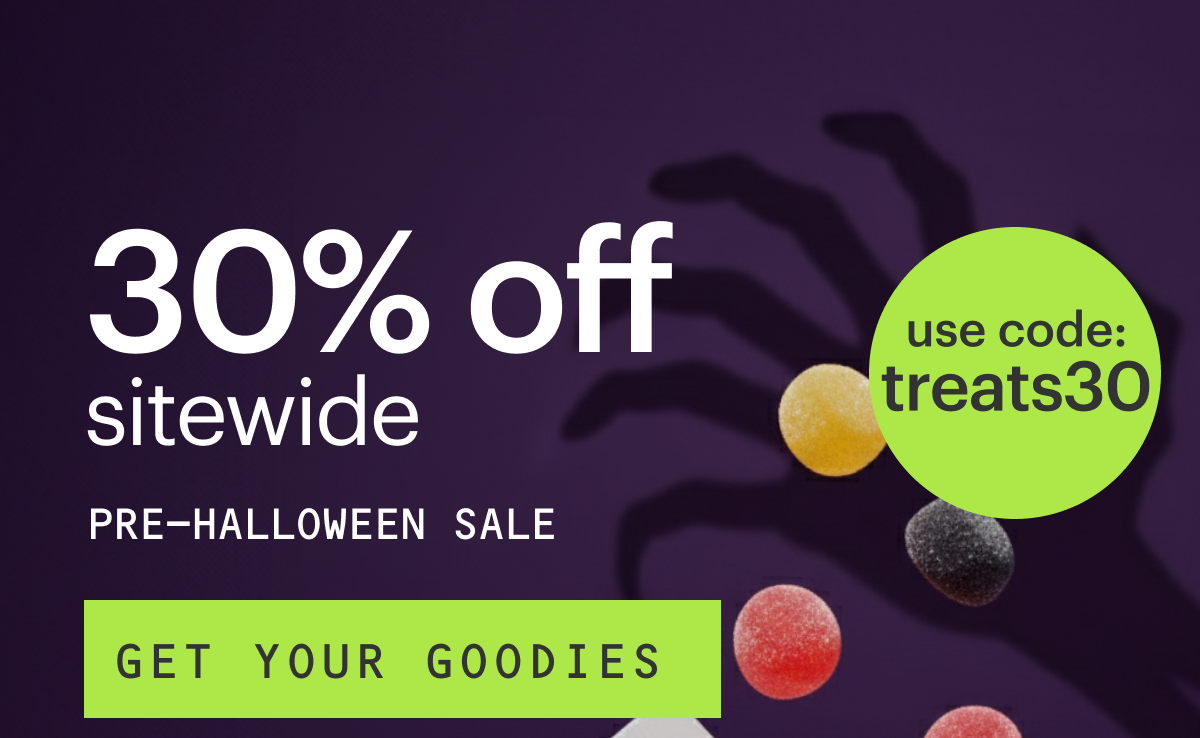 sitewide sale: 30% off all edibles
