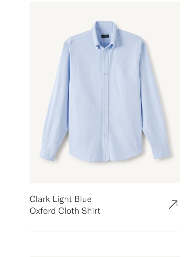 &nbsp;Clark Light Blue Oxford Cloth Shirt