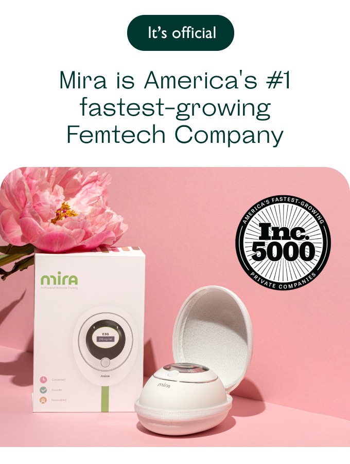 💚 Mira is America's 1 fastestgrowing Femtech Company Mira