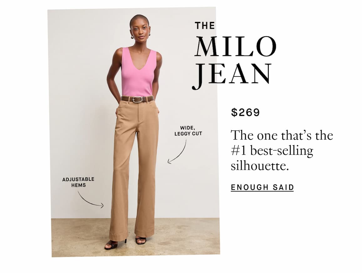 The Milo Wide-Leg Jean - Eco Better Than Denim