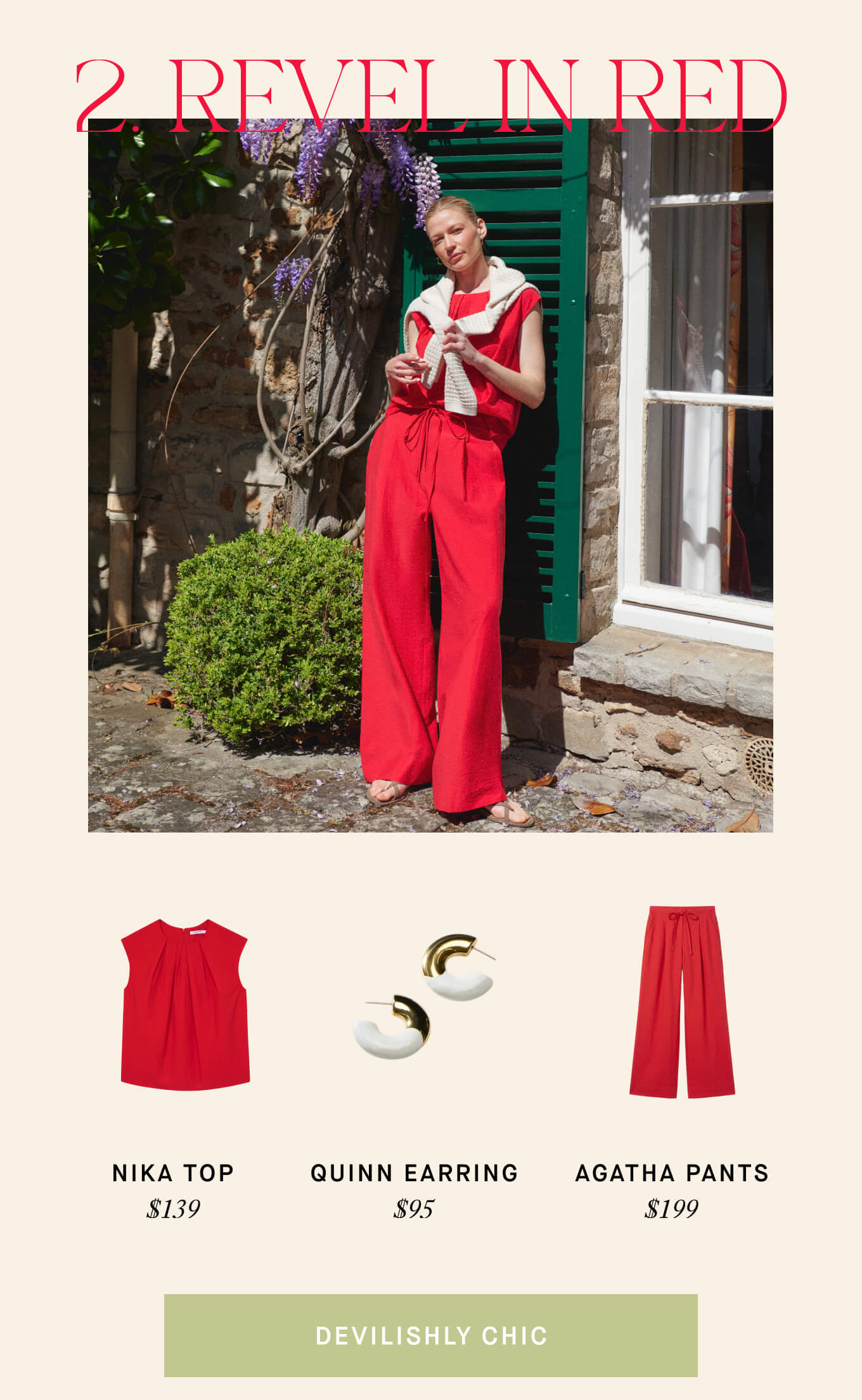 2. Revel in Red