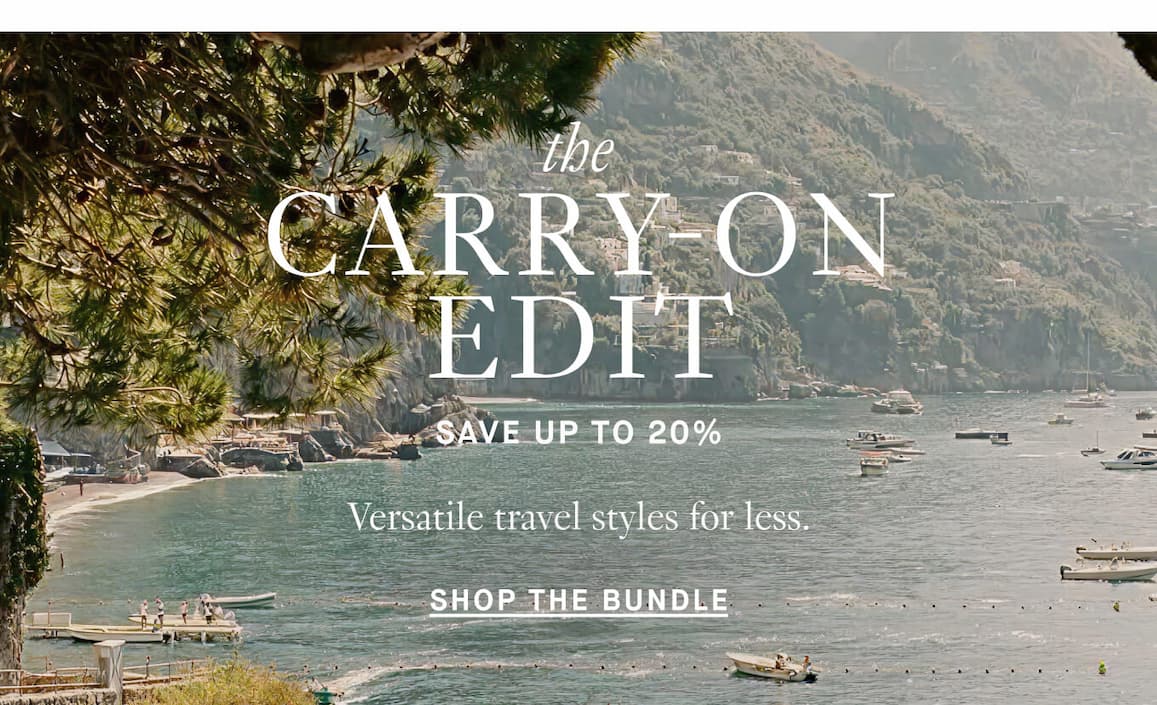 The Carry-on Edit | Save up to 20%