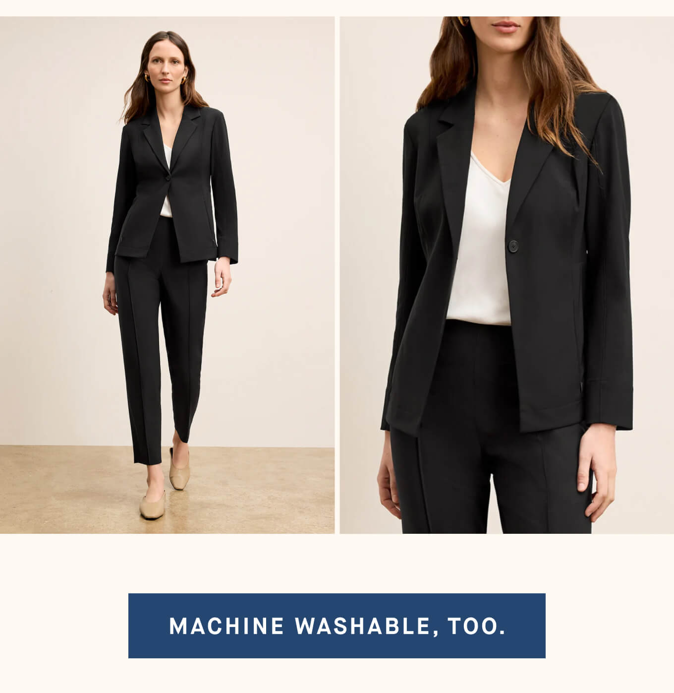 Masine washable, too