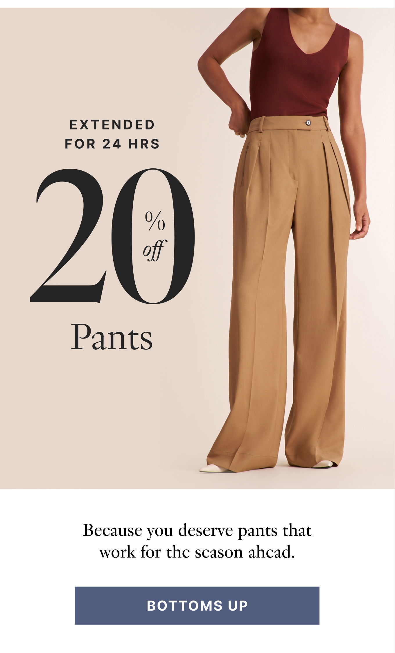 Extended Pants Promotion