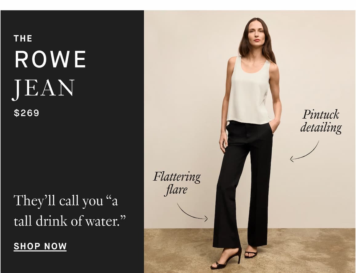 The Rowe '70s Jean - Eco Better Than Denim