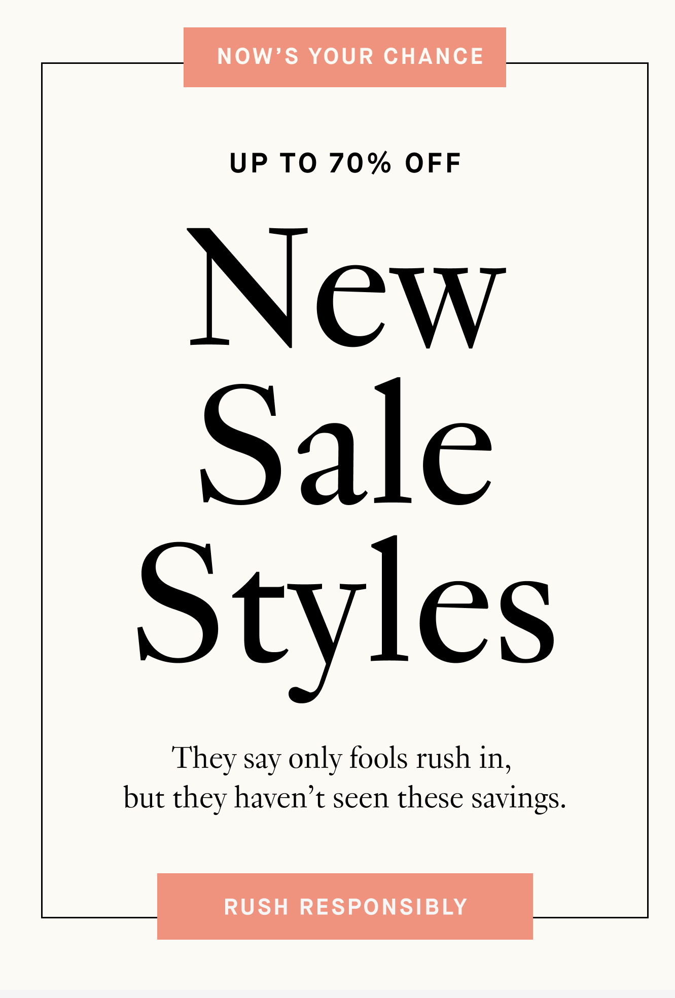 New Sale Styles