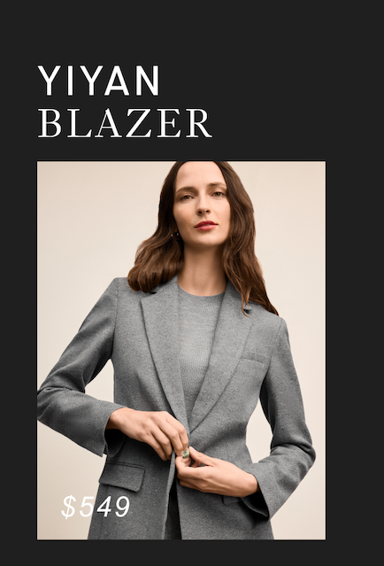 The Yiyan Classic Blazer - Heritage Tweed