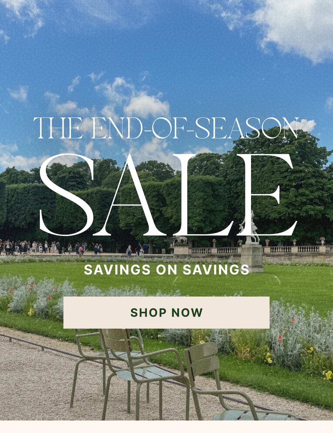 End of season sale