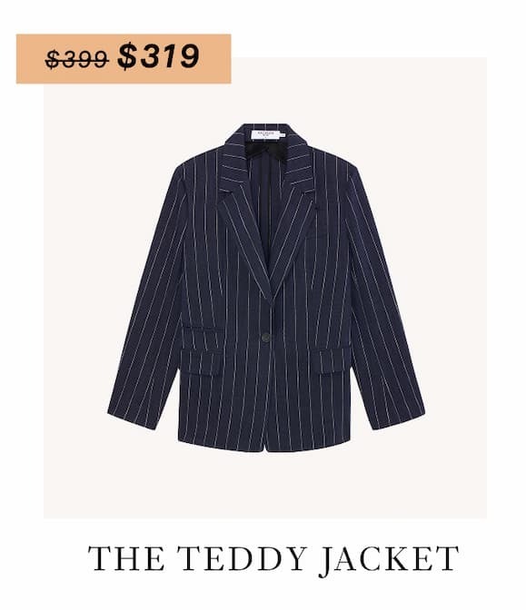 The Teddy Breeze Jacket - Summer Pinstripe
