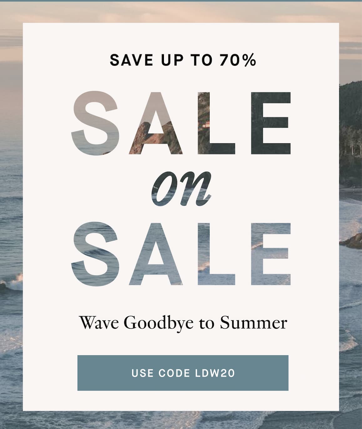 Sale on Sale - Save up to 70%