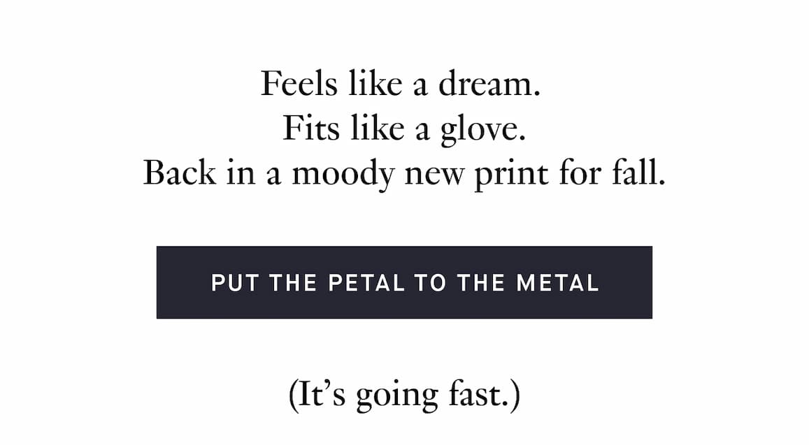 Put The Petal To The Metal 