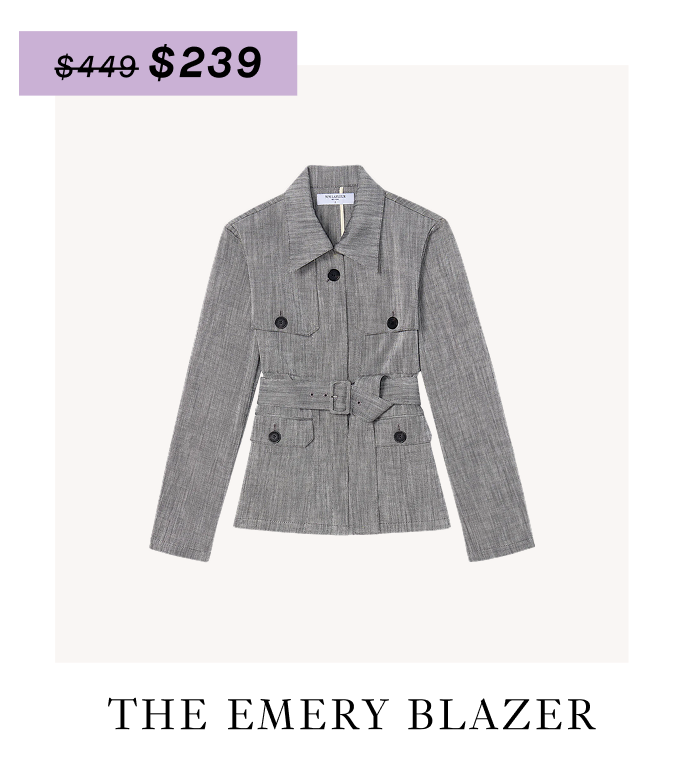 The Emery Safari Blazer - Porto Weave