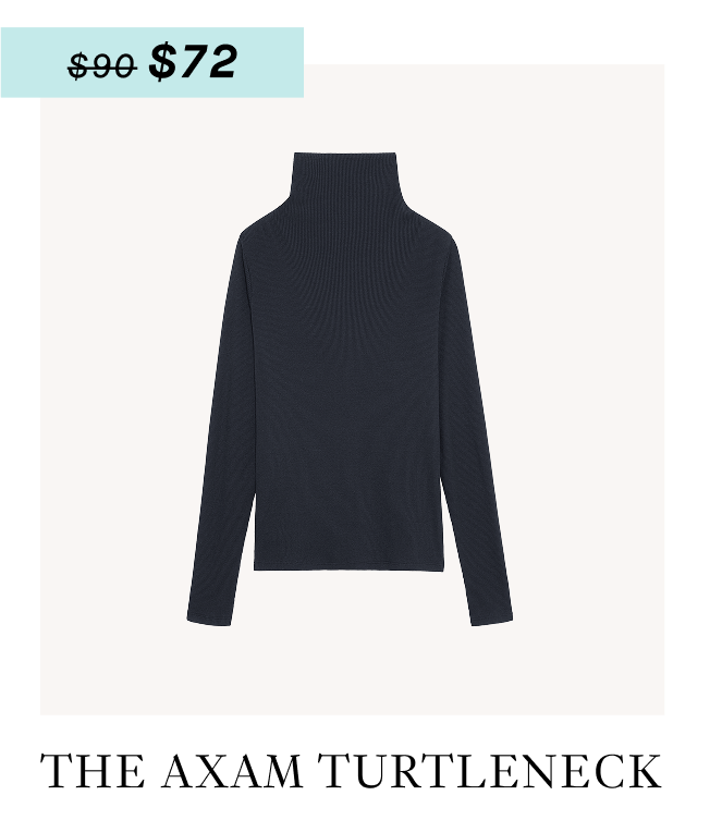The Axam Layering Turtleneck - Organic Ribbed Pima Cotton