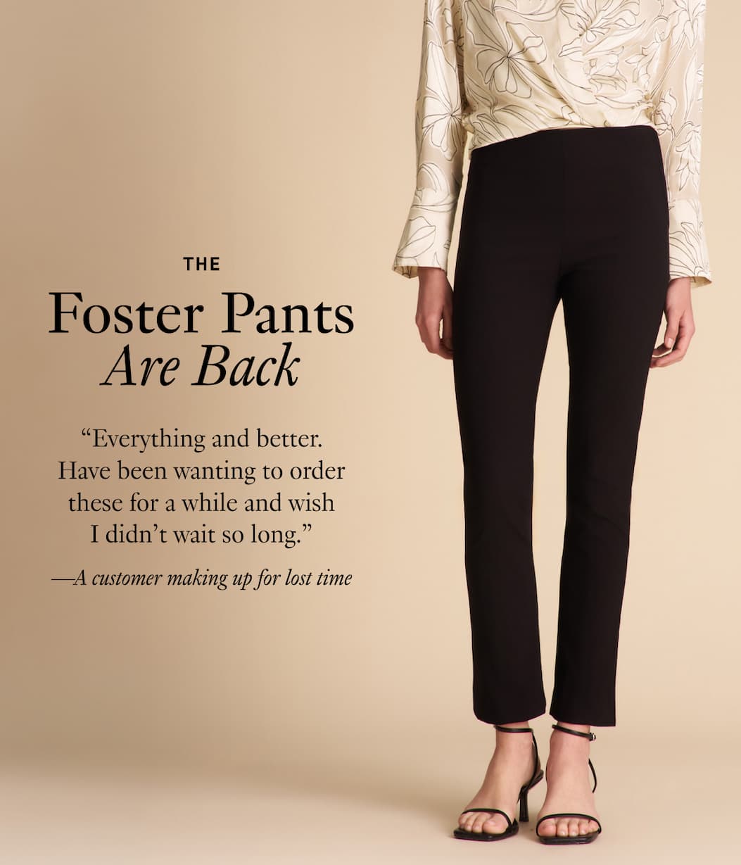 The Foster Pants Are Back