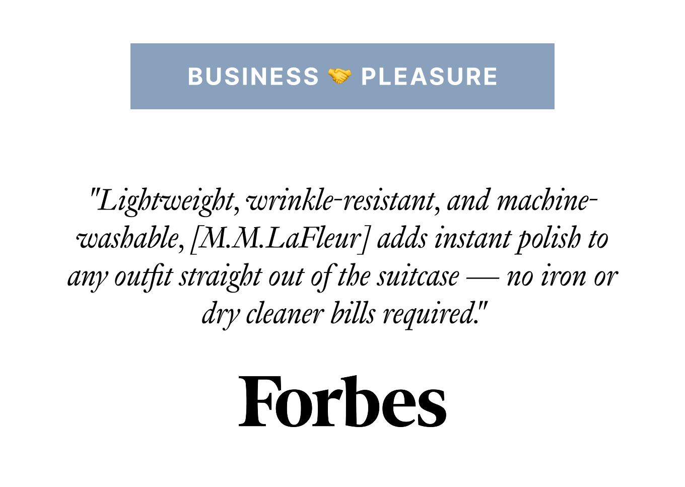 Business meets pleasure