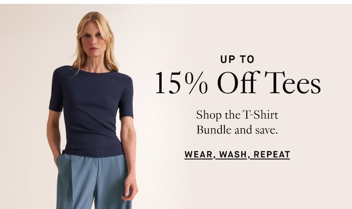 Up To 15% OFF Tees