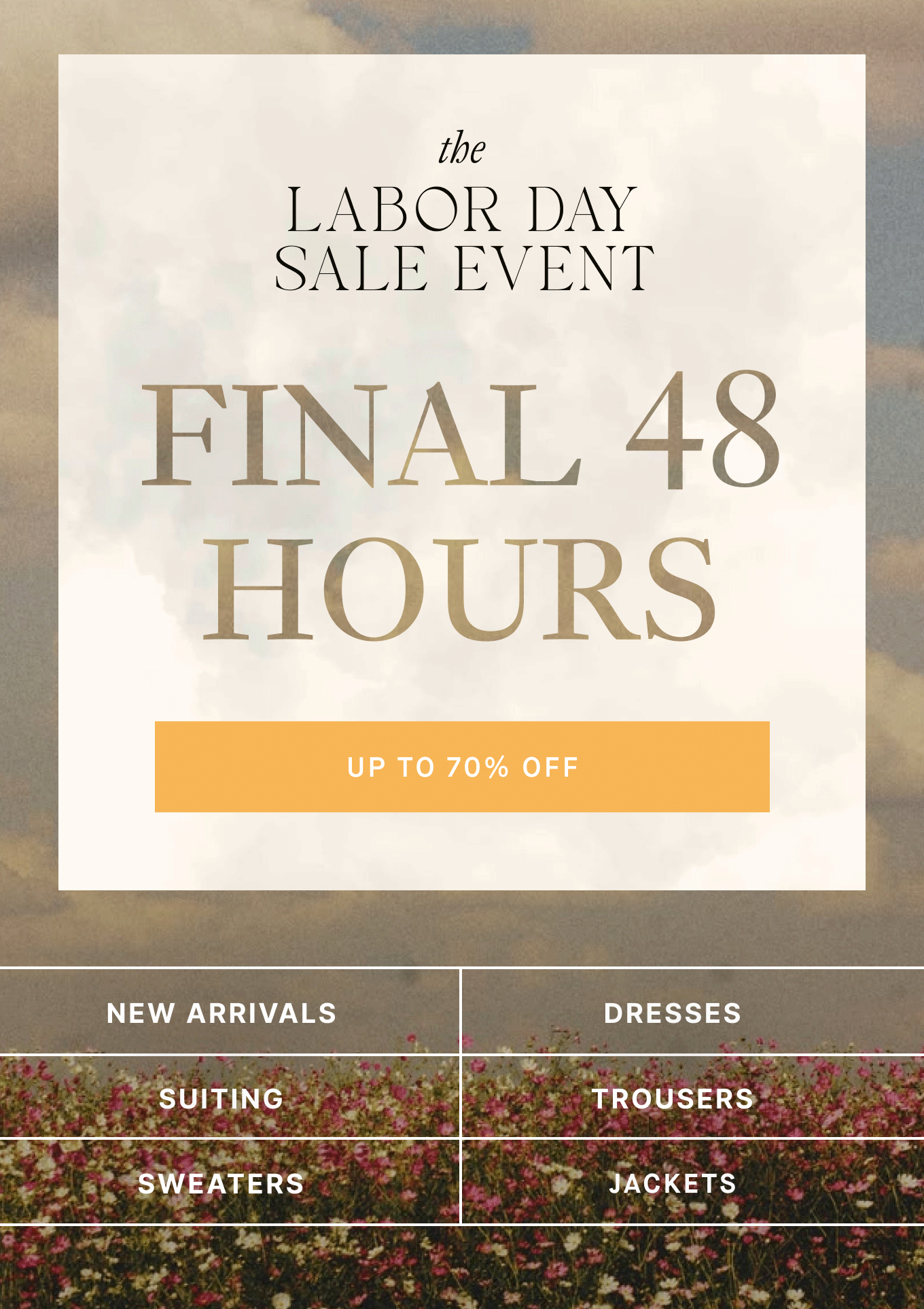 The Labor Day Sale Event
