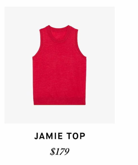 The Jamie Pointelle Tank - Light Merino