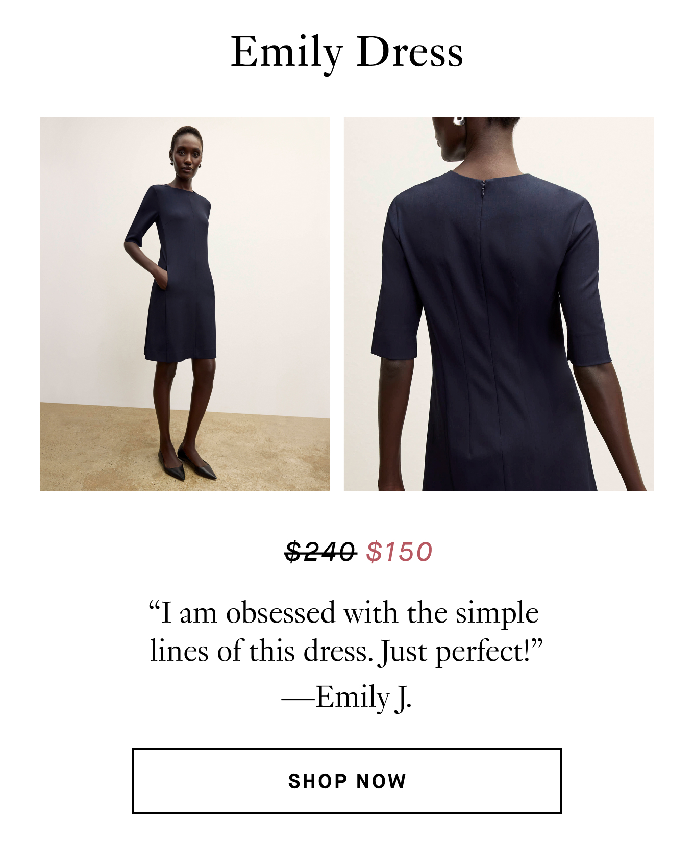 The Emily Dress - Recycled WonderTex