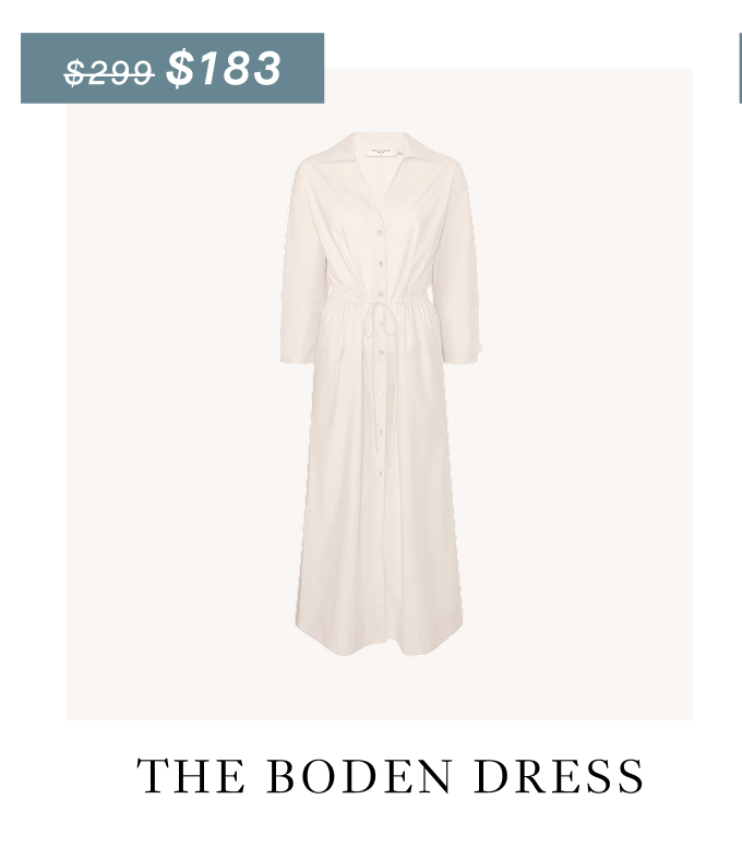 The Boden Al Fresco Dress - Cotton Poplin