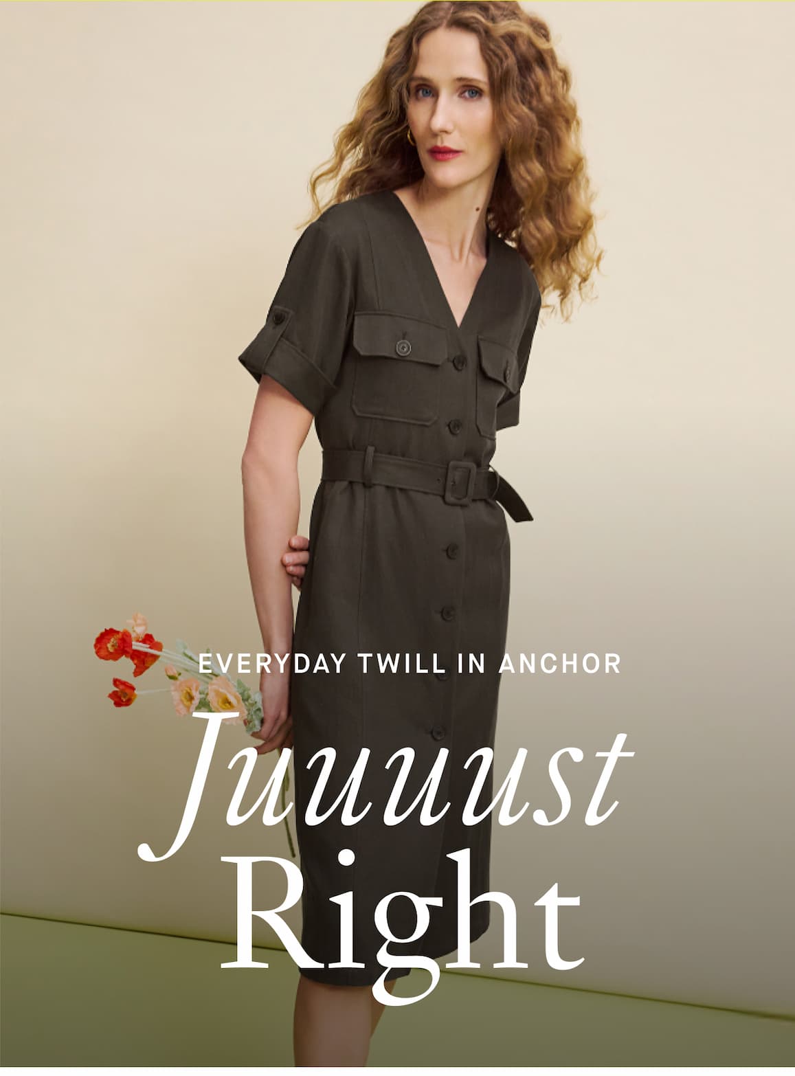 Everyday Twill in Anchor | Juuust Right