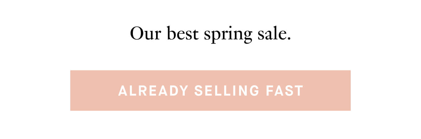 Our best spring sale