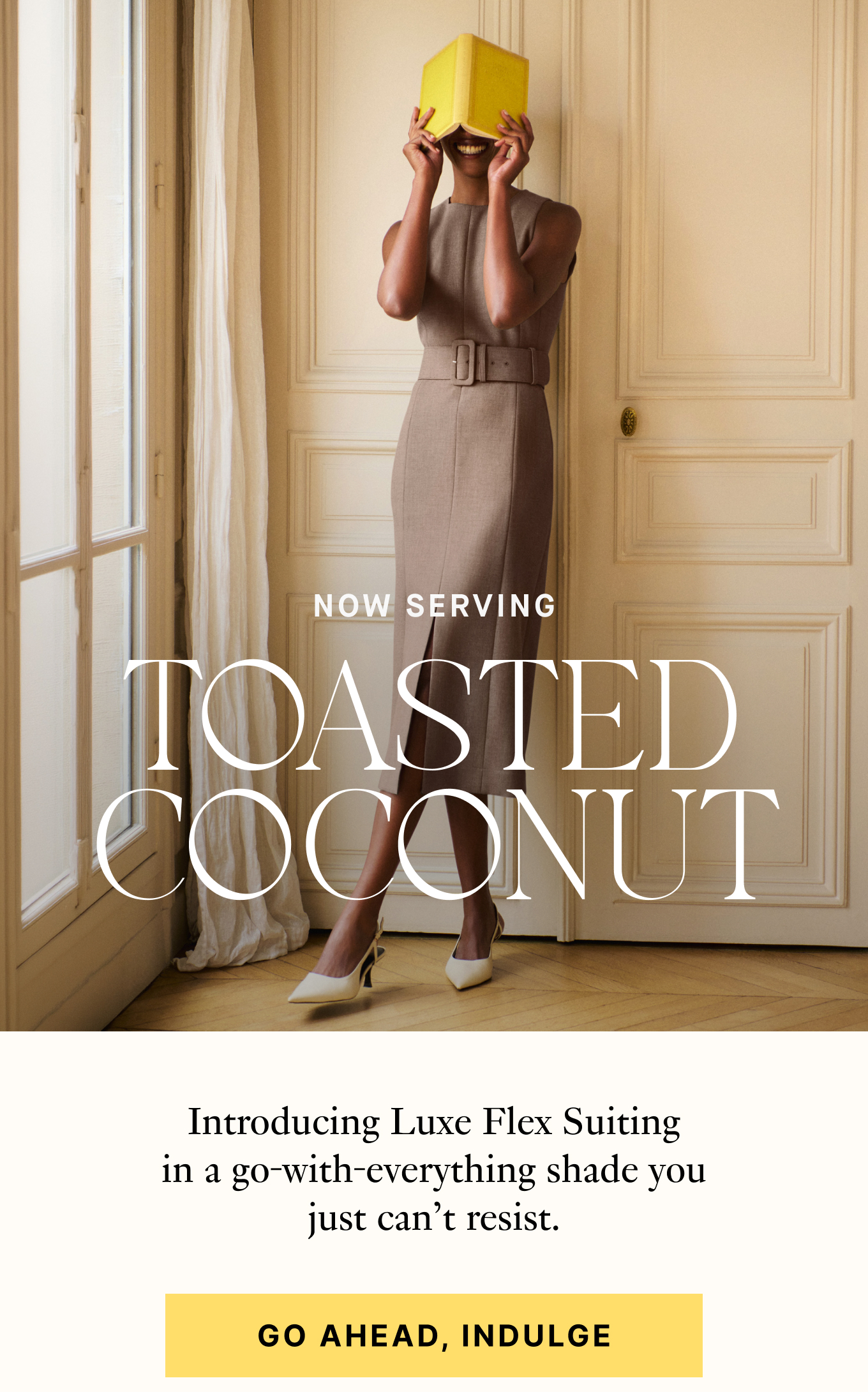 Now serving toasted coconut