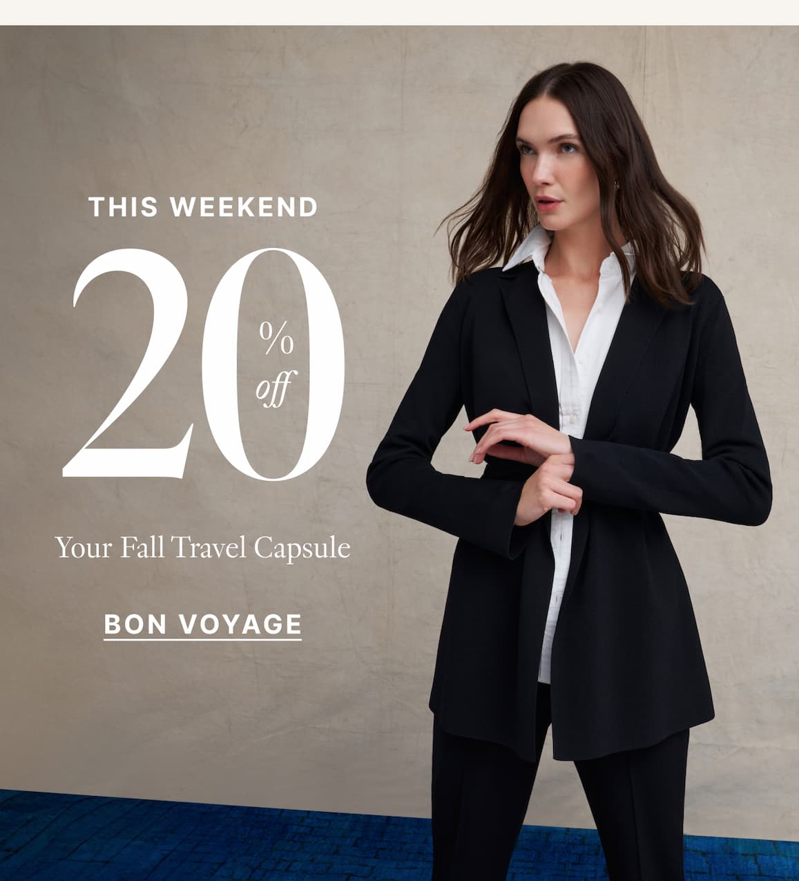 20% OFF Your Fall Travel Capsule