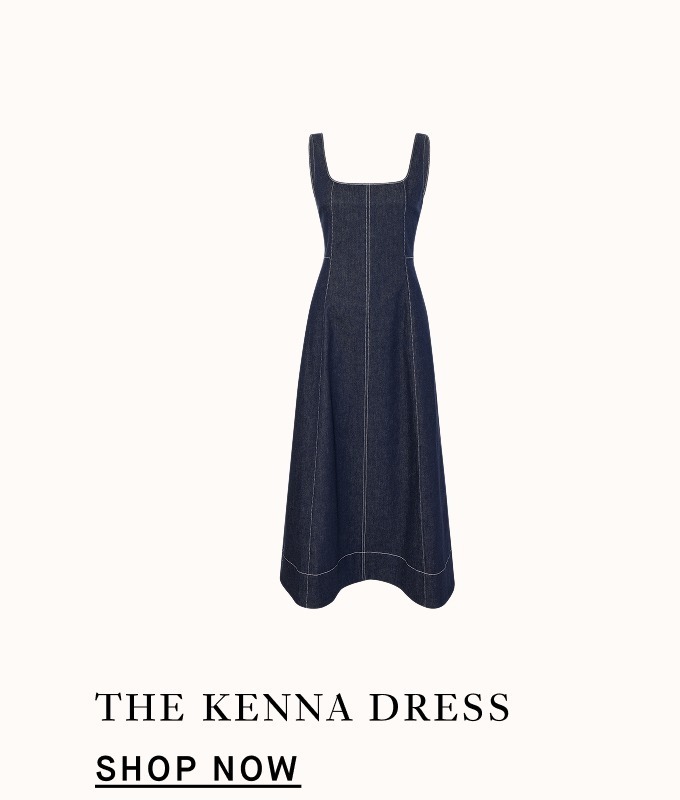The Kenna Dress - Stretch Denim