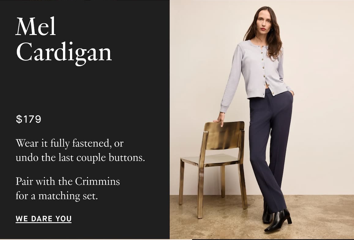 The Mel Pointelle Cardigan - Cotton Silk Knit