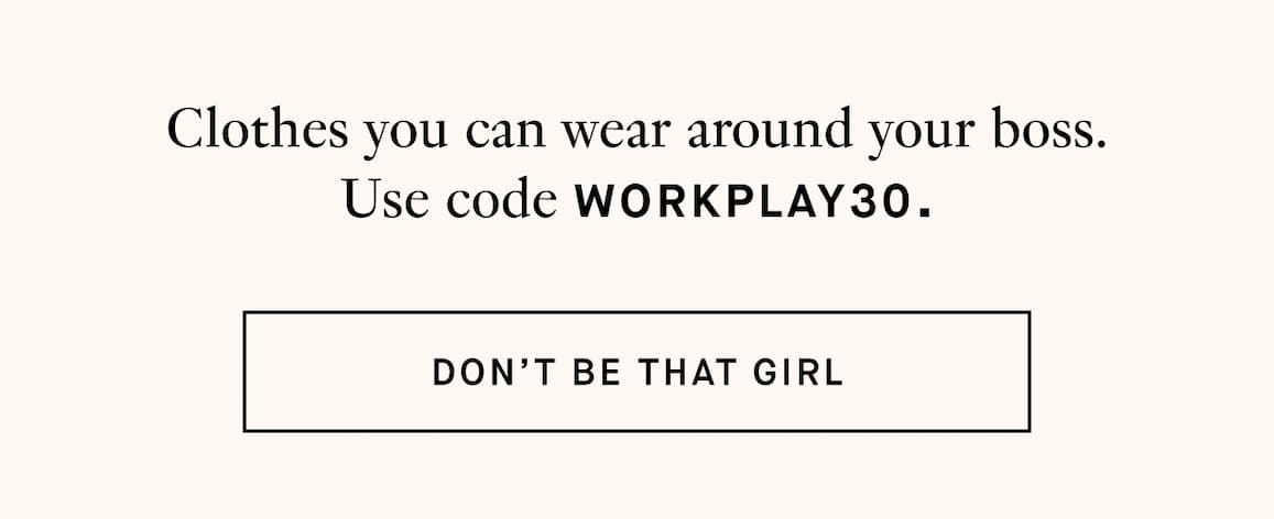Don't be that girl